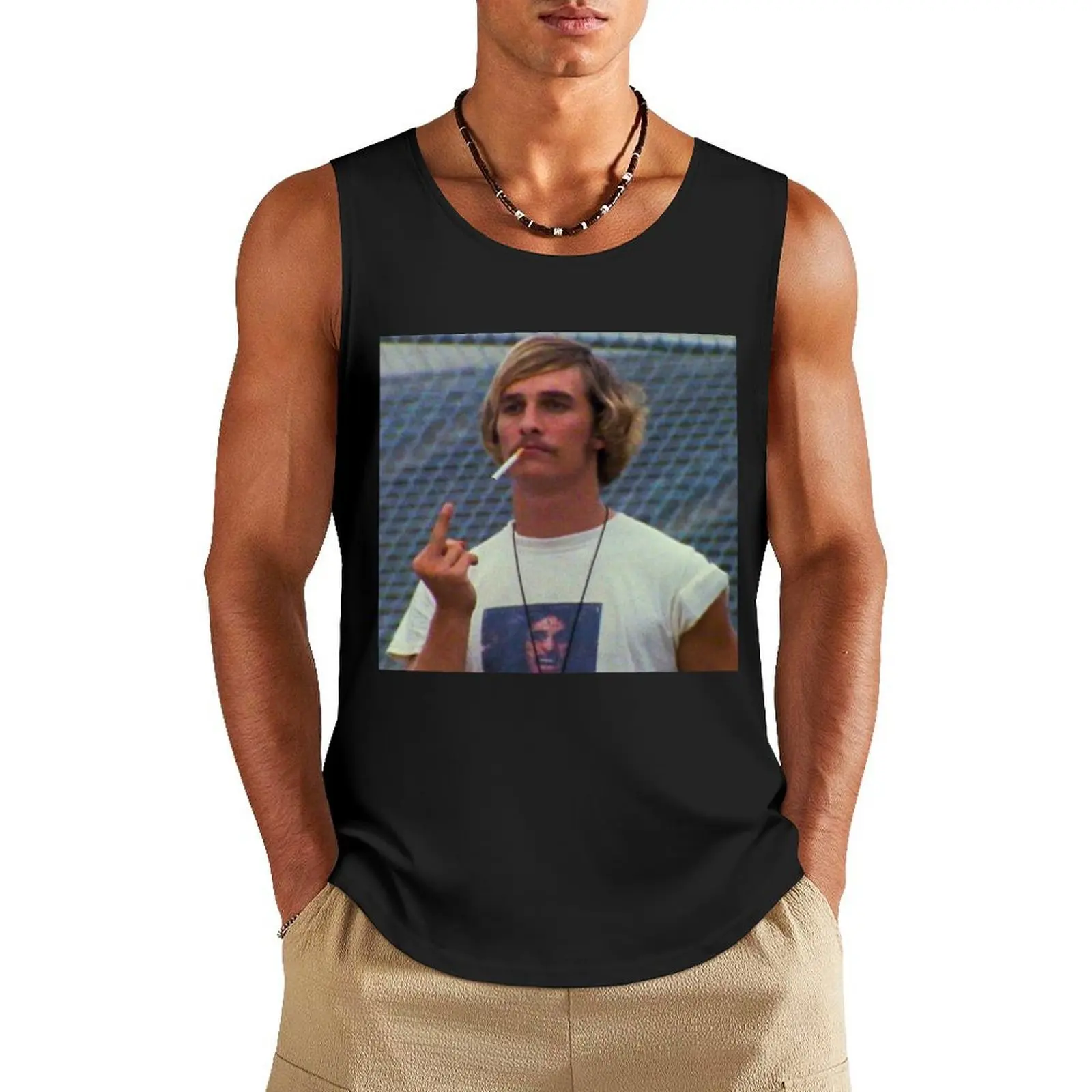 

Wooderson Dazed and Confused Tank Top anime clothes summer clothes men 2025 gym clothes for man T-shirts men