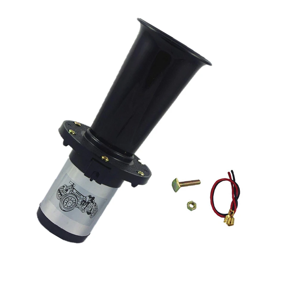 Antique Vintage Ahooga Car Horn 12V 110DB 490Hz Classic Ah-OOO-Gah Sound Heavy Duty Motor Horn for All 12V Vehicles