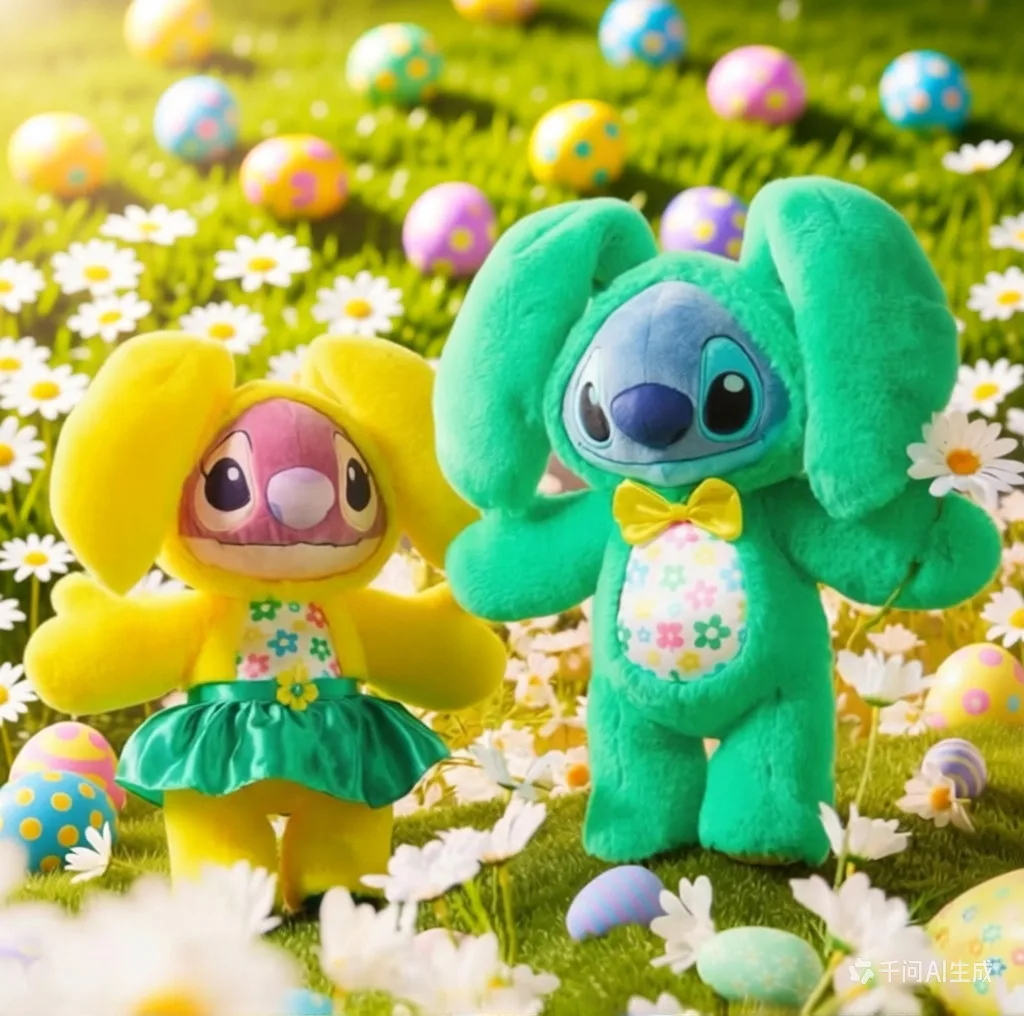 

2026 Easter Stitch (from Lilo & Stitch) Plush Toy - Children's Toy/Birthday Gift