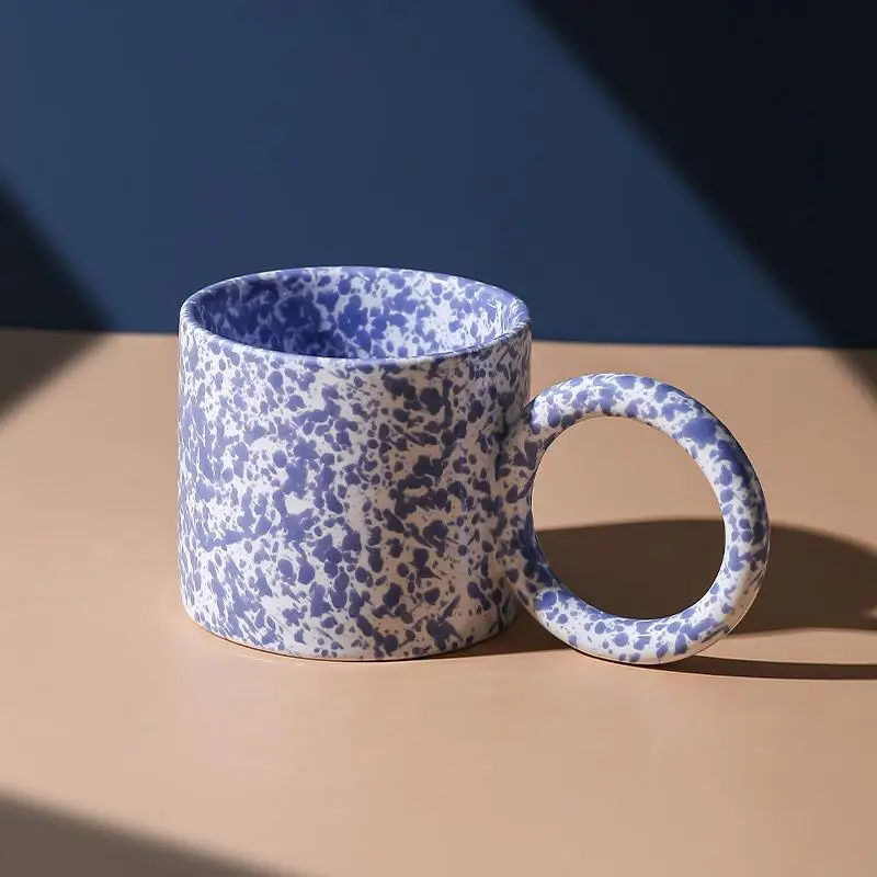 

Кофейная кружка Cerc для офиса, парная, маленькая, с уникальным дизайном, высокой эстетической ценностью, в стиле Ins, без крышки