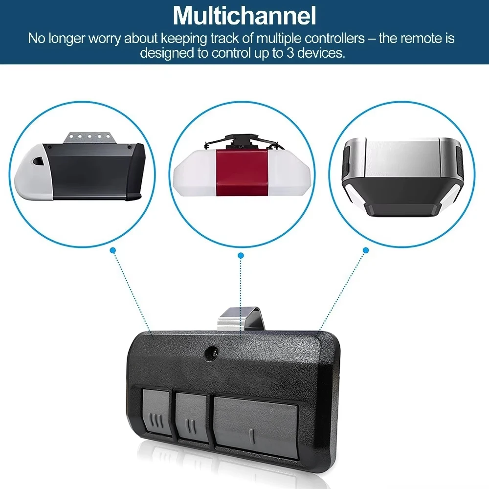 LIFTMASTER 893MAX โรงรถประตูสําหรับ 370LM 371LM 372LM 373LM 893LM 971LM 953ESTD 81LM 82LM 83LM 890MAX 850CB รีโมทคอนโทรล