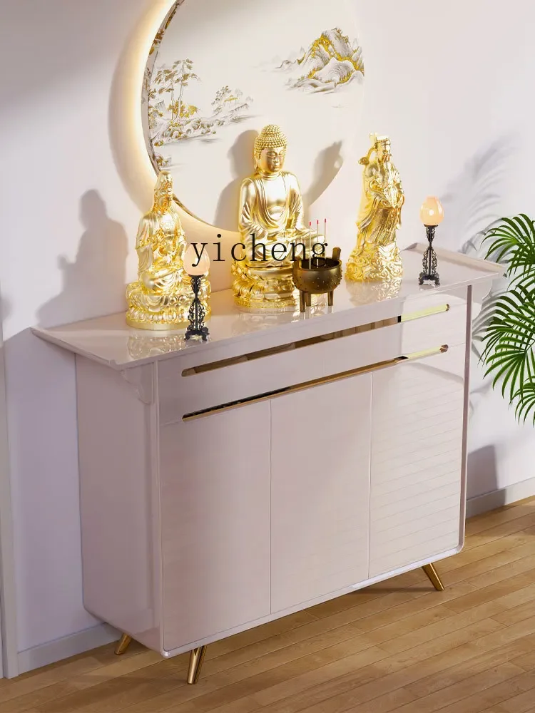 XL Light Luxury Buddha Niche New Chinese Style Clothes Closet Simple Avalokitesvara God of Wealth Altar Cabinet