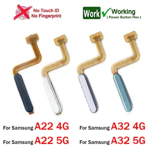 Bilashmart BackShell Fingerprint Sensor Home Return Key Menu Button Flex Ribbon Cable Samsung A12 A22 A32 4G 5G