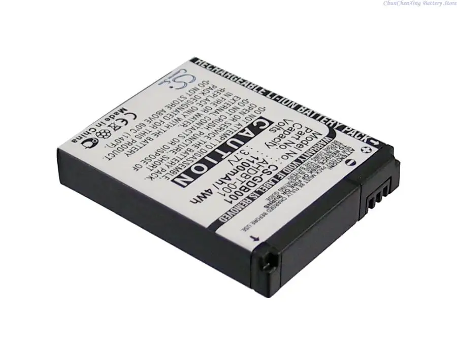 Replacement 3.7V 1100mAh Camera Battery for GoPro HD Hero 960, Hero 2, Surf ,HD Hero, Surf Hero, Hero Naked, Motorsports Hero