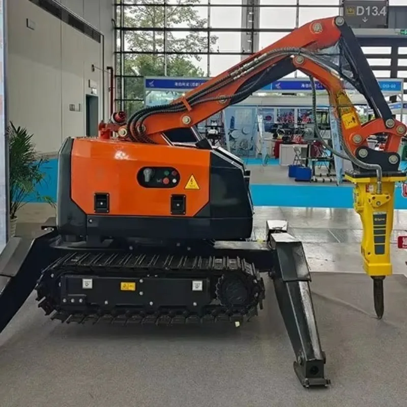 Mini Remote Demolition Robot Compact Hydraulic Hammer Machine for Interior Wall Floor and Foundation Removal