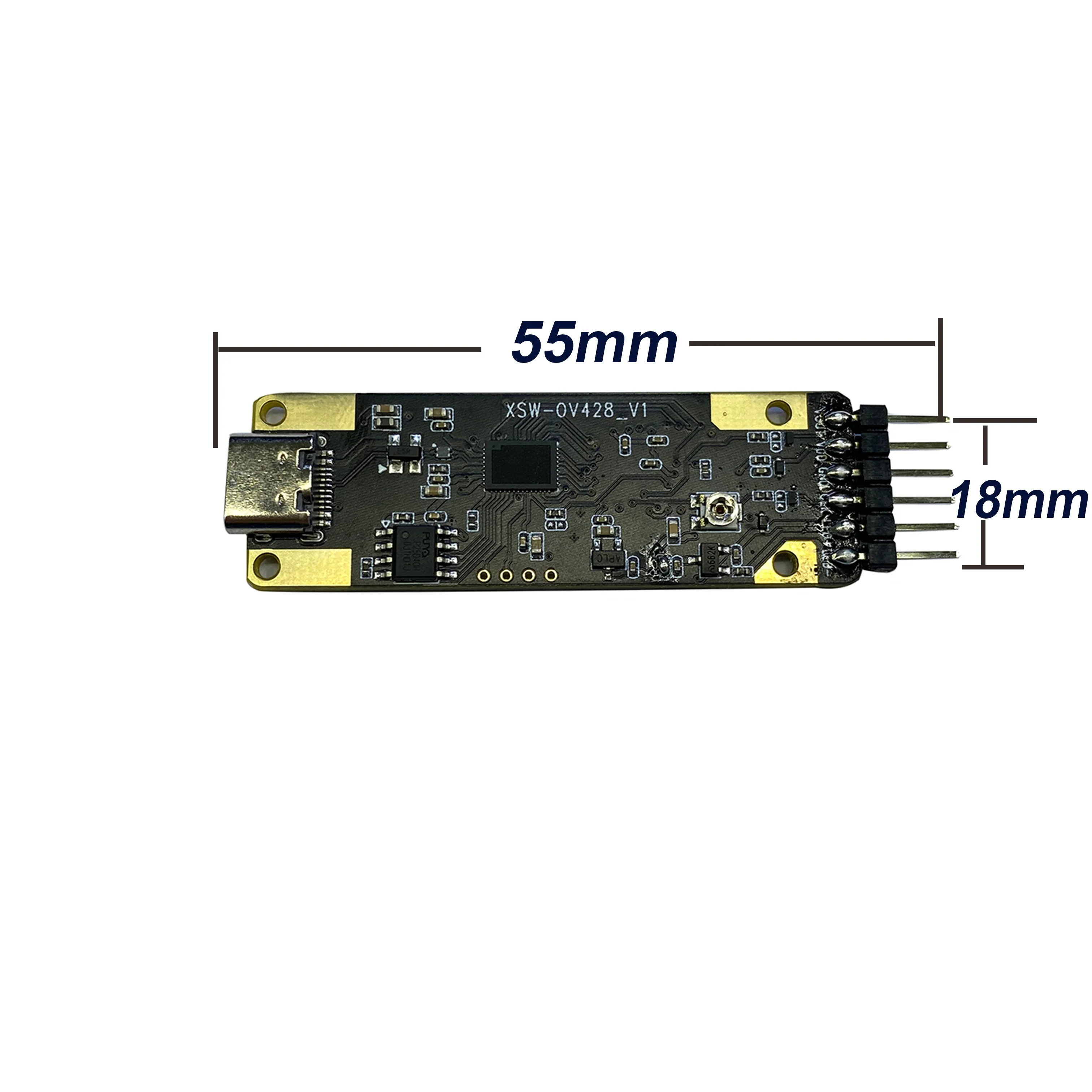 2mm endoscope camera module with led light OV428 OV426 board