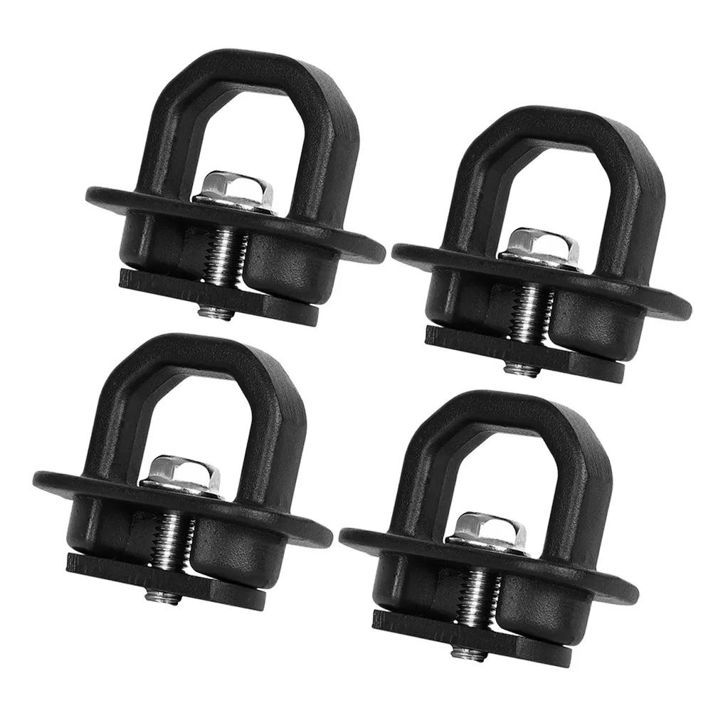 4Pcs Truck Fixed Anchor Buckle Heavy Duty Pickup Bed Anchor Hook Rope Fastener Car Accessories Fixed Truck Rope