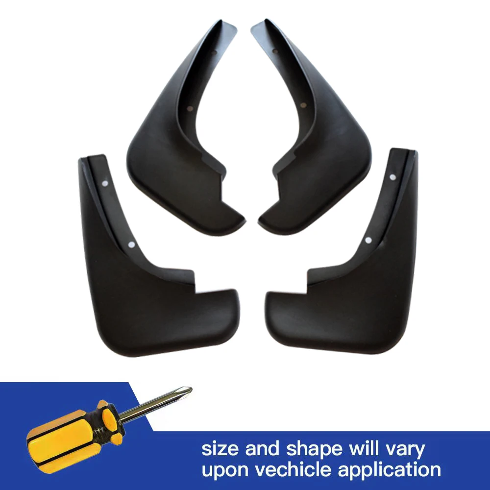 

4Pcs Front & Rear Mud Flaps Splash Guards Mudguards Black For Buick Excelle HRV HATCHBACK 2008 2009 2010 2011 2012 2013 2014