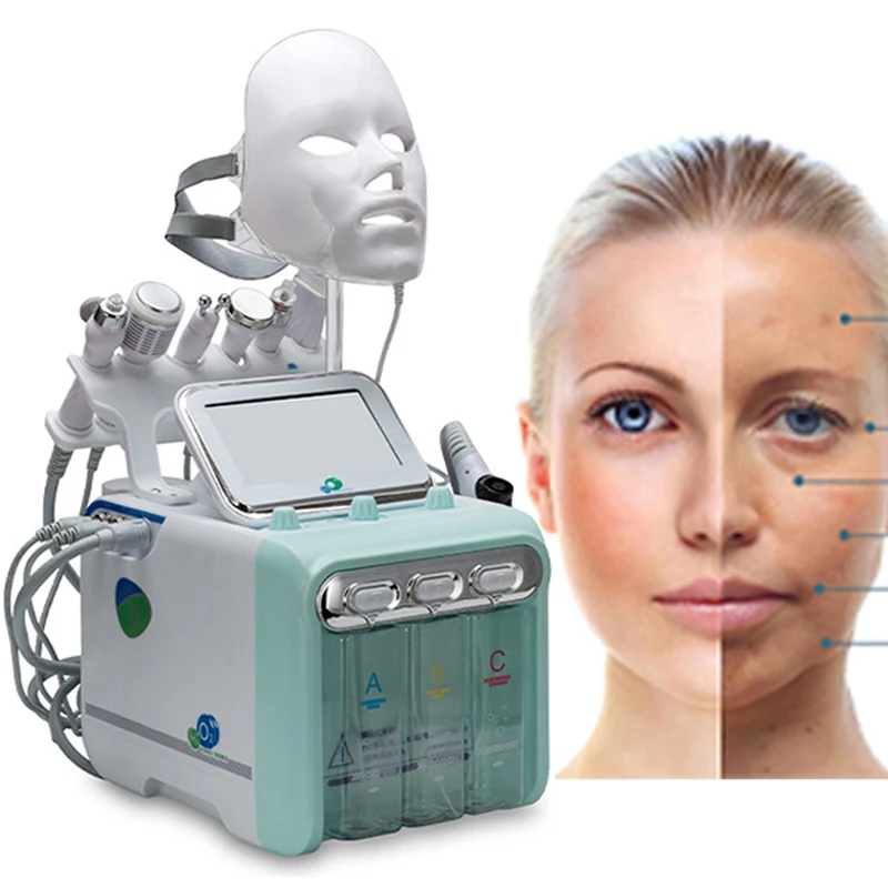 Cleansing Hydro Facial Skin Care Scalp Massager Machine Skin Rejuvenation Machine H2O2 Hydralift Beauty Salon Equipment Spa Use