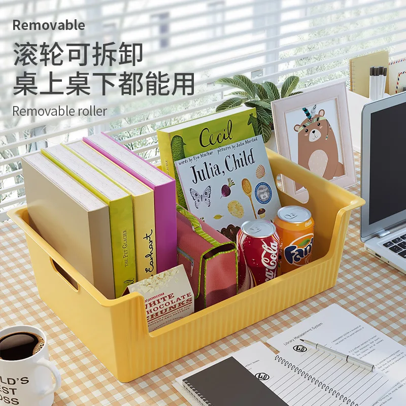 طالب عنبر الجدول على ظهره سلة التخزين صندوق تخزين الكتب مع بكرة المدرسة الثانوية ملزمة كتاب فرز صناديق