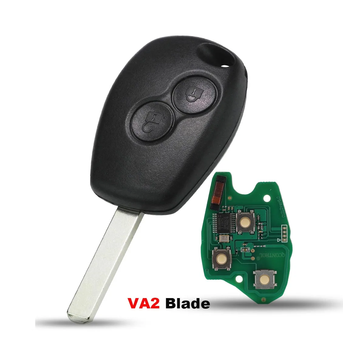 Jingyuqin 2 Tasten Remote Key Für Renault Duster Modus Clio 3 Twingo DACIA Logan Sandero Kangoo 433 MHz PCF7947/7946/4A Chip – Detail 7