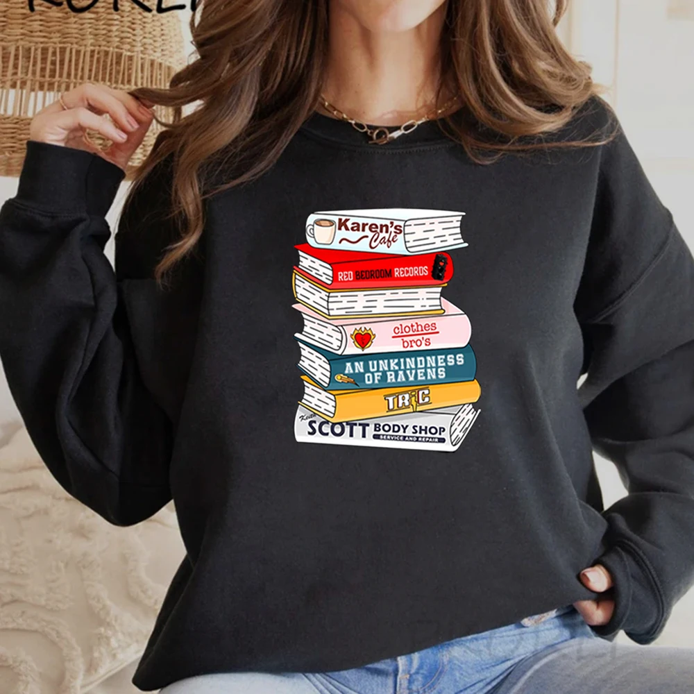 

Толстовка One Tree Hill Bookstack Tree Hill Рубашка Северной Каролины Кит Скотт Body Shop OTH Толстовка с капюшоном ТВ-шоу Модные толстовки
