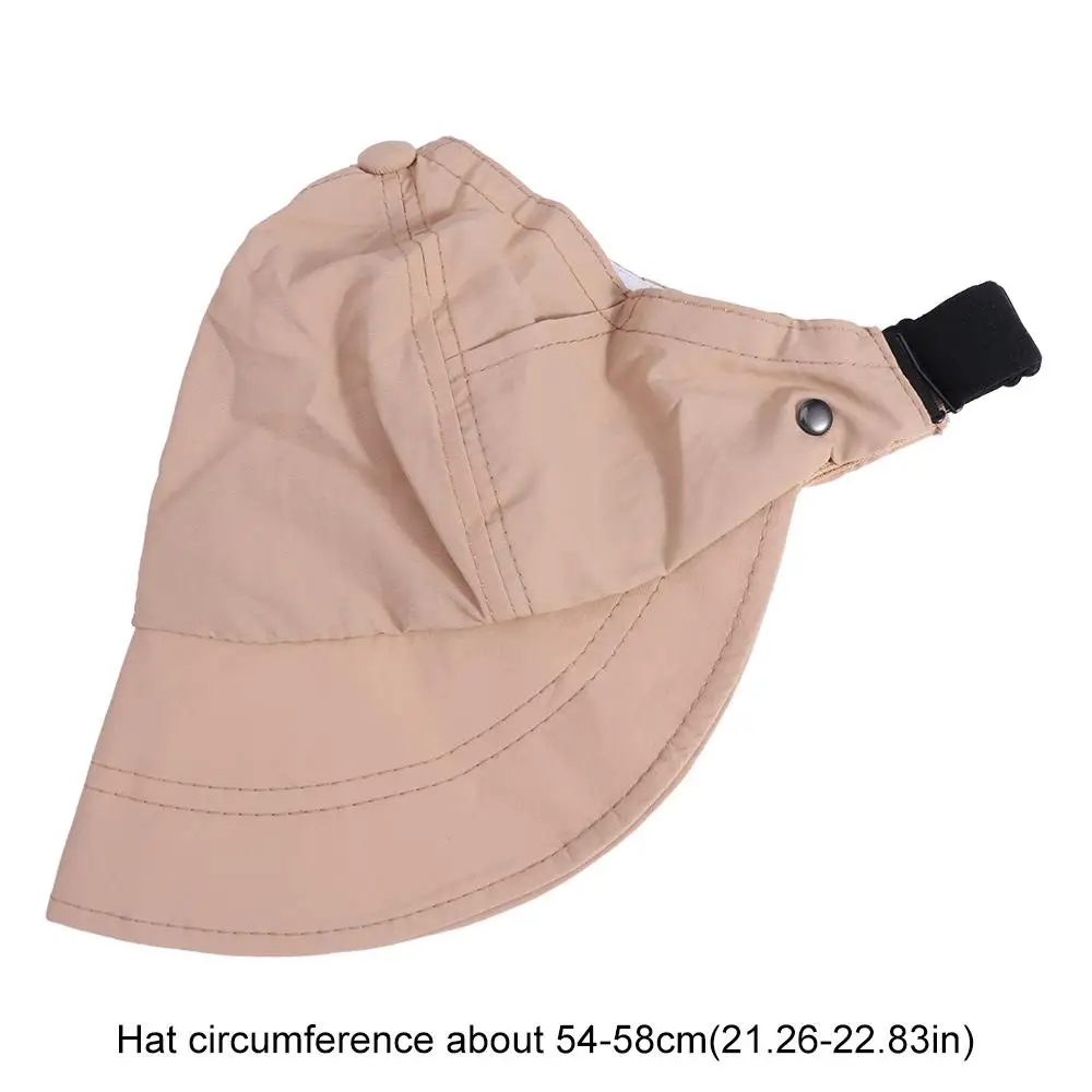 Fashion Sunshade Empty Top Hat Solid Color Mask Hanging Suncreen Peaked Cap Sun Hat Visor Ponytail Cap Women