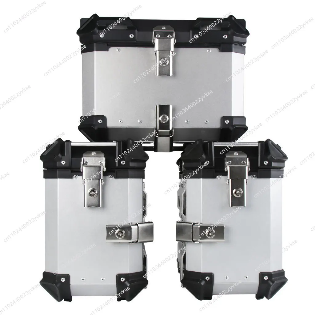 

Motorcycle large capacity 38L side box, suitcase, waterproof storage storage box, motorcycle suitcase, three boxes ofaccessories