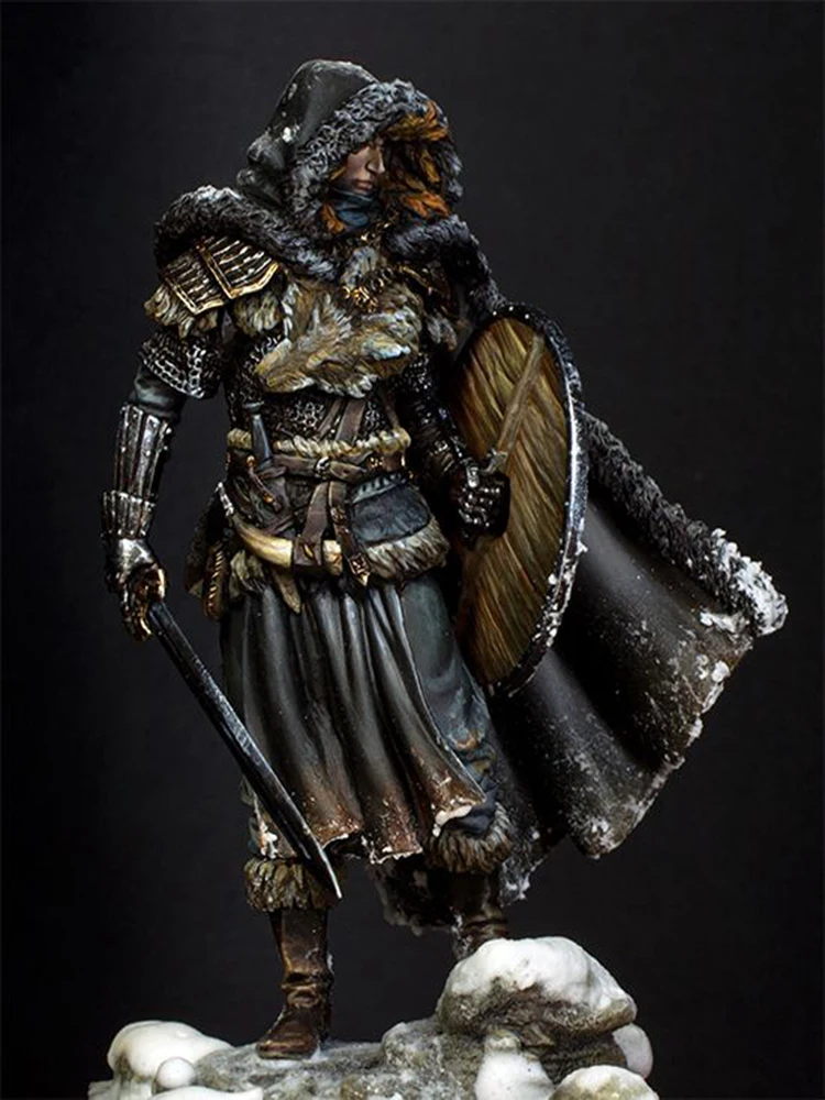 1/24 75mm Northern Wandering Knight 75mm   toy Resin Model Miniature resin figure Unassembly Unpainted