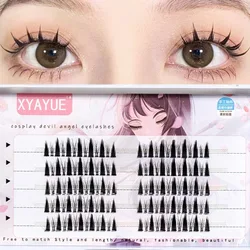 fake eyelashes makeup eyelash extension cosplay lashes make up beauty cluster lashes  natural wispy cilios lash clusters