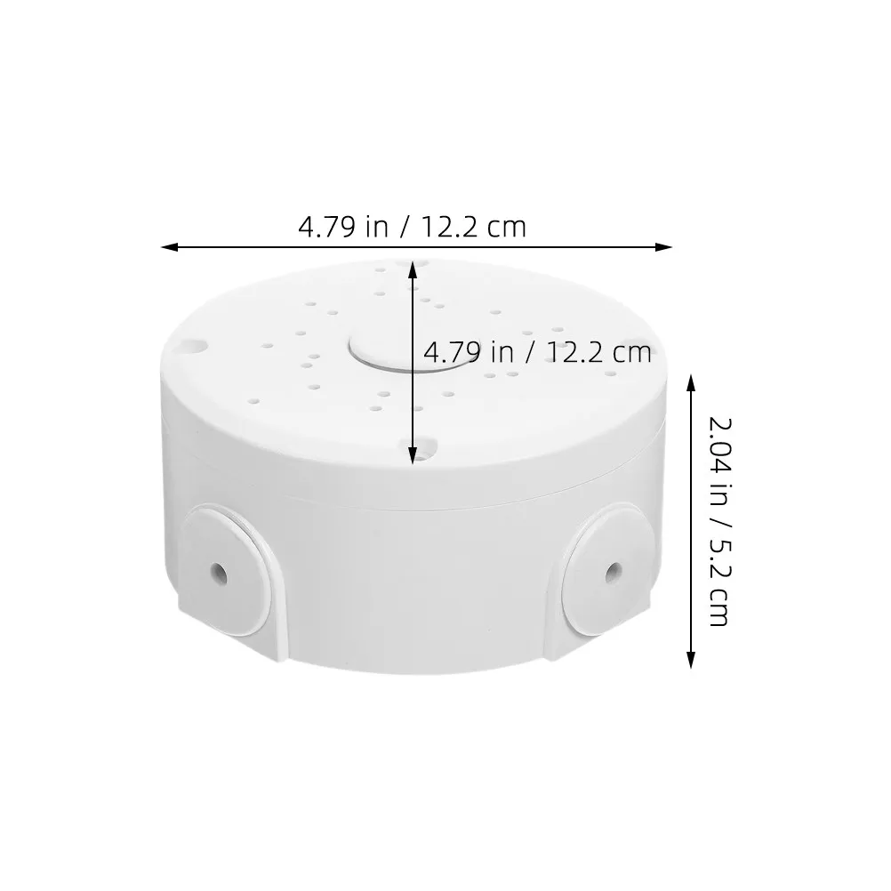 2Pcs Security Camera Junction Box Outdoor Electrical Box Plastic Weatherproof Cord Protector Ceiling Mount Cable Holder