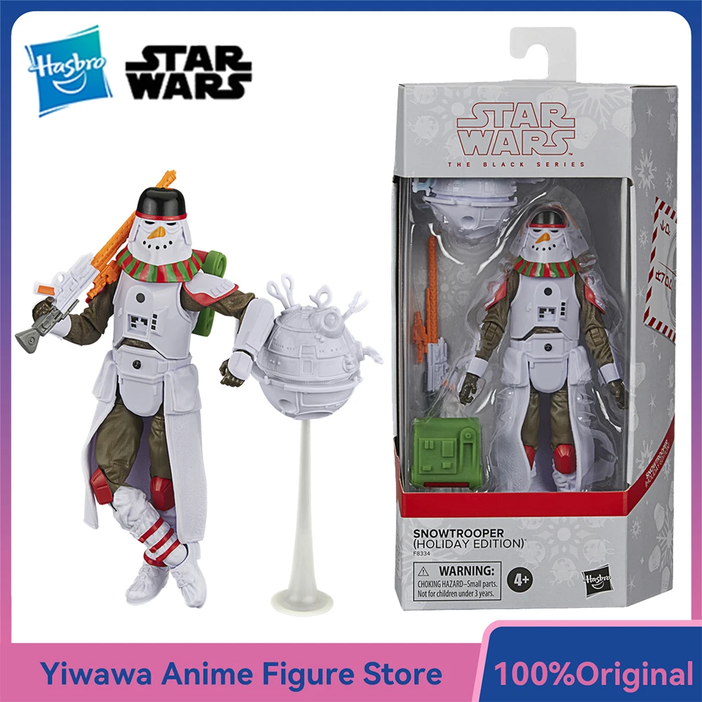 

[В наличии] Hasbro Star Wars The Black Series Snowtrooper (праздничное издание) 15 см эксклюзивная аниме-фигурка модель подарочные игрушки