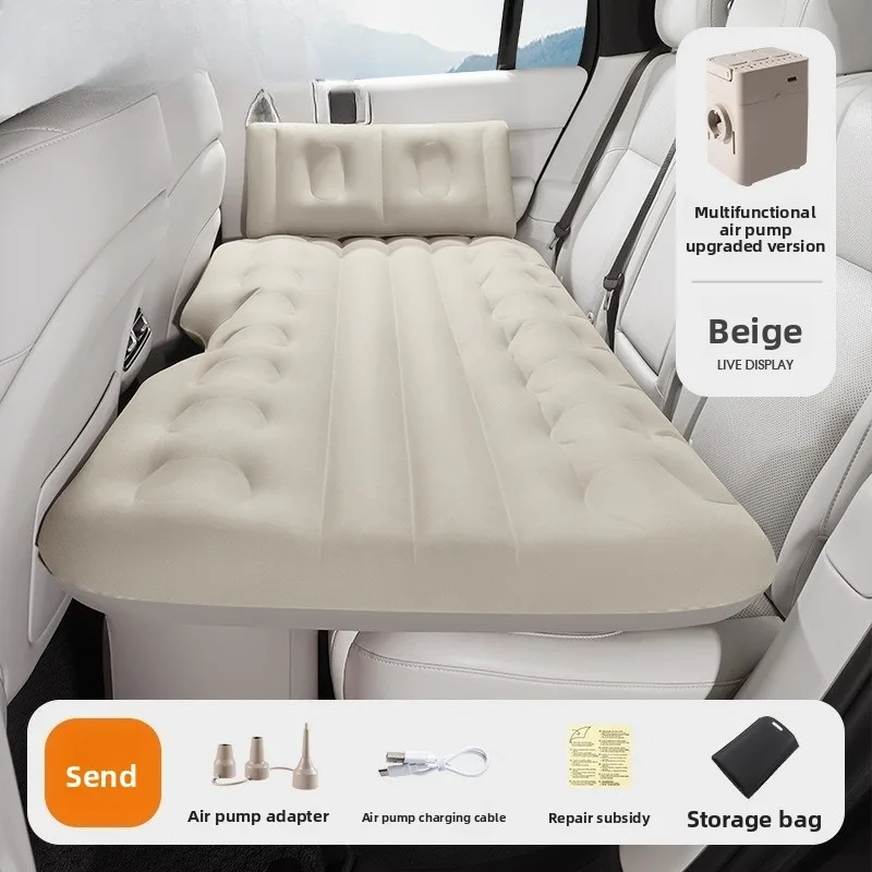 Car inflatable bed,  SUV  rear air mattress bed, inflatable travel sleeping mattress sleeping car mattress