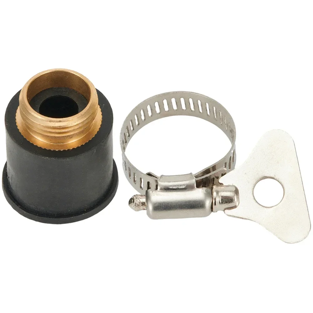 Faucet Adapter Tap Connectors Garden Black Brass Golden Stainless Steel Studio Toilet For 1/2inch To 3/4inch Expansion Tools