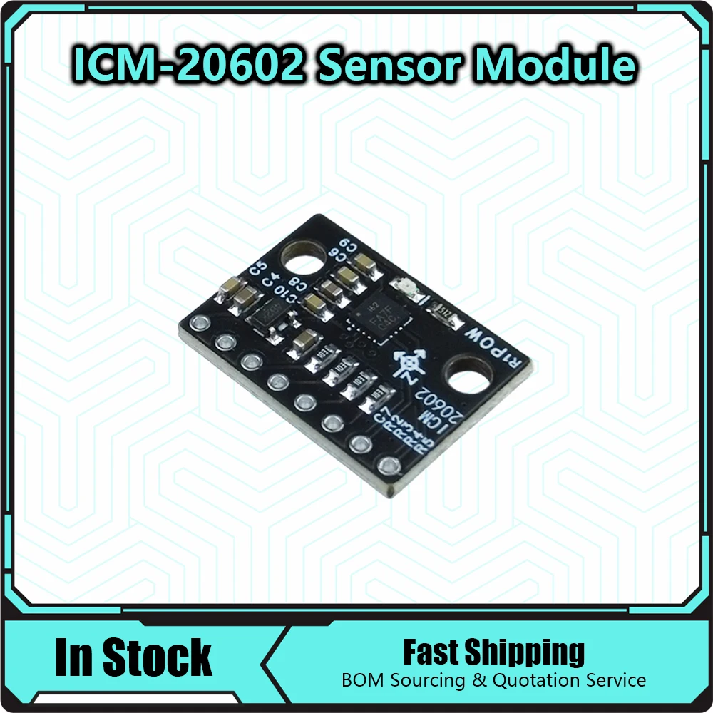 DC 3.3-5V ICM-20602 High Precision Low Noise Six Axis Gyroscope Acceleration Module for arduino