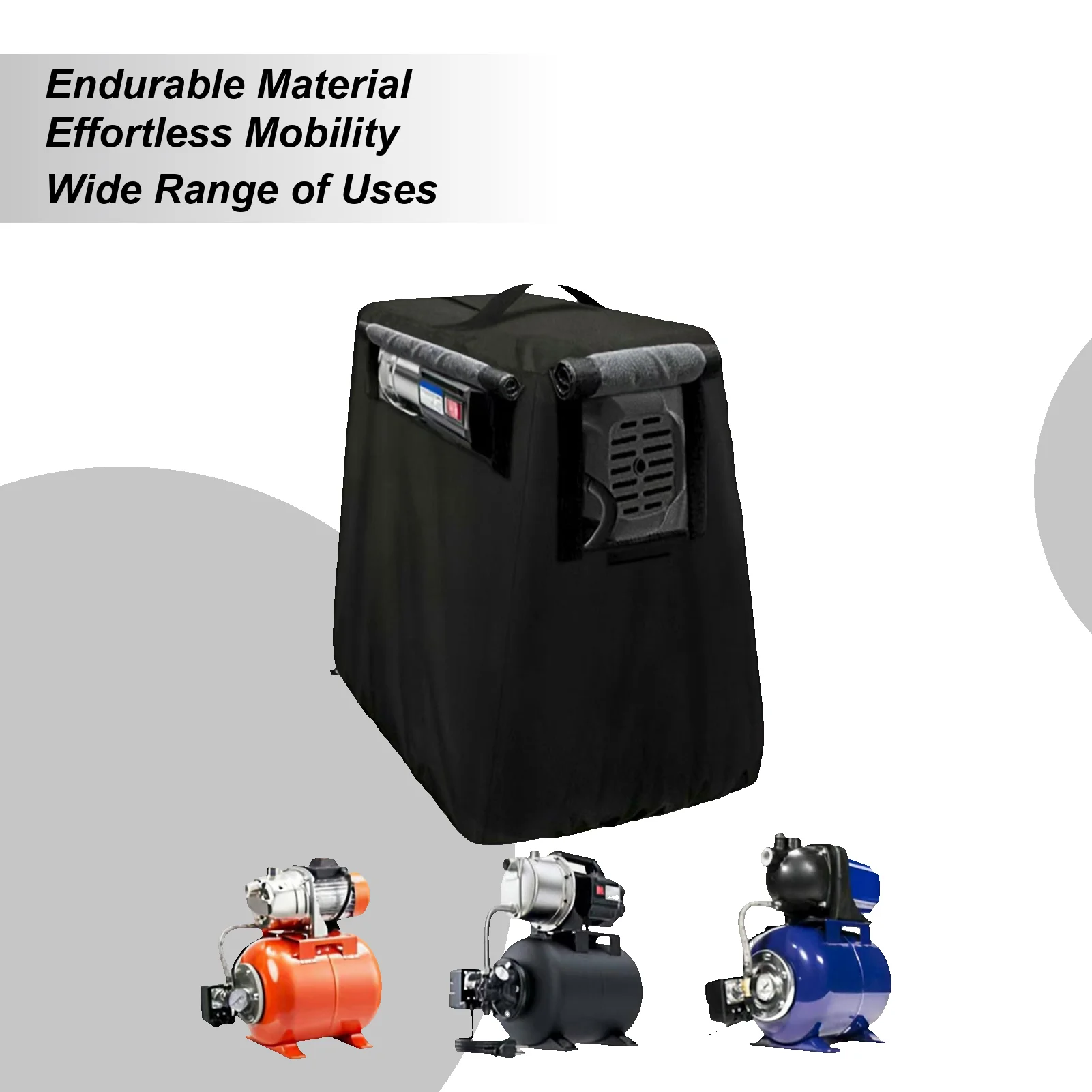 

Крышка водяного насоса, уличная водонепроницаемая защита от ультрафиолета, 29 х 19-дюймовая защитная крышка для насоса с ручкой для дома и улицы