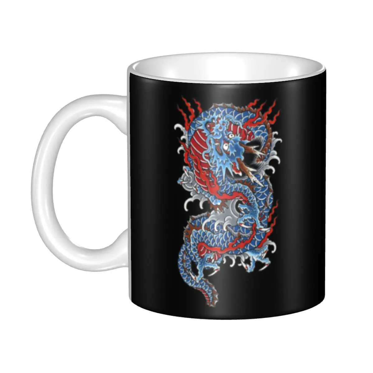 Personalized Yakuza Logo Mugs DIY Kiryu Kazuma Ceramic Milk Tea Coffee Cup 3