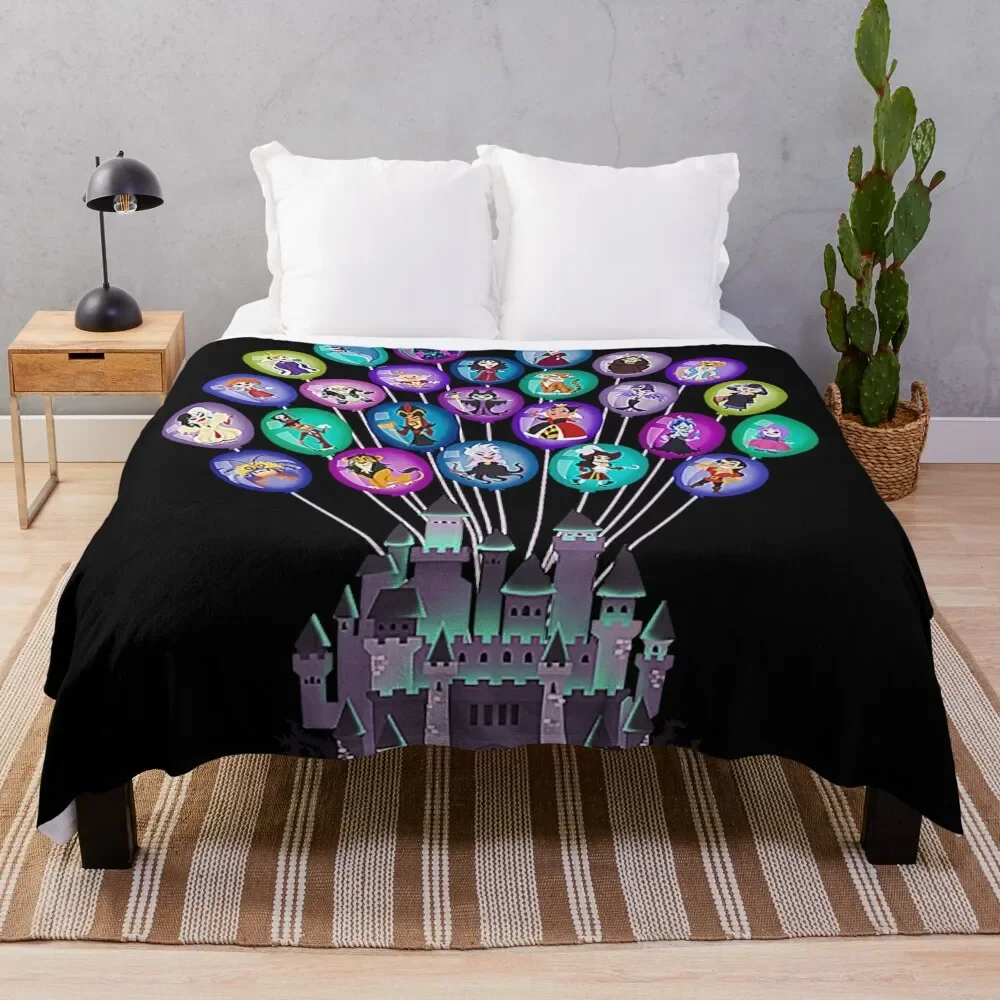 Castle of Villains Throw Blanket Nap Luxury St Flannel Bed covers Blankets