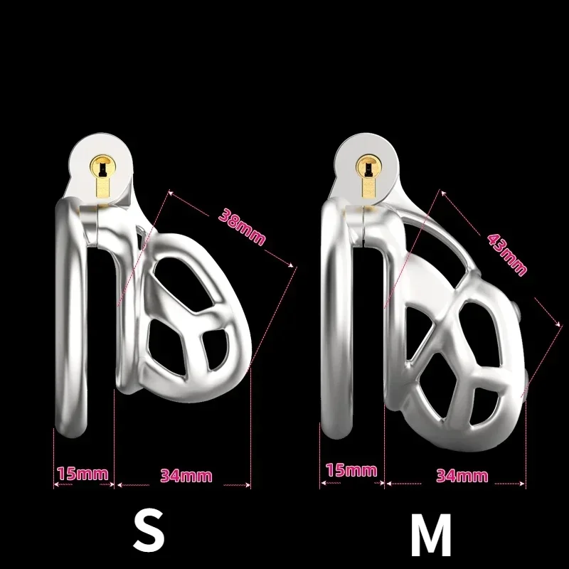 High Quality Cobra Male Chastity Cage Sleeve Penis Rings Discreet Sissy Femboy Stainless Steel Cock Cage Devices Men Adult Goods