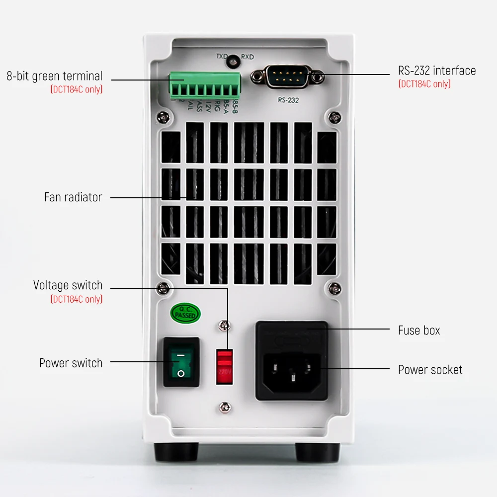 Buitengewone, zeer nauwkeurige programmeerbare DC elektronische belastingsmeter Batterij interne weerstand capaciteitstest Belastingsdetector DC