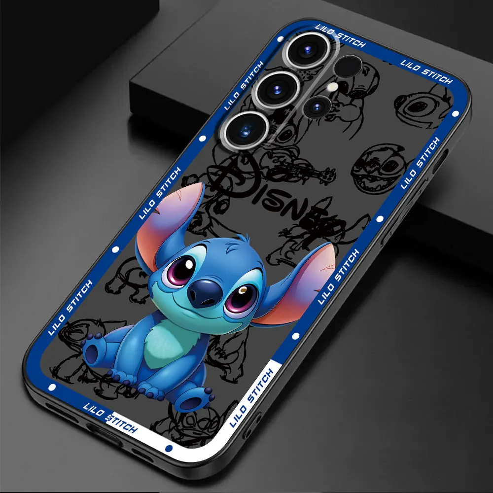 TPU Soft Case for Samsung Galaxy S24 Ultra S21 5G S22 Plus S23 Ultra S20 S21 FE S21 Disney Lilo & Stitch Coque Funda Cover