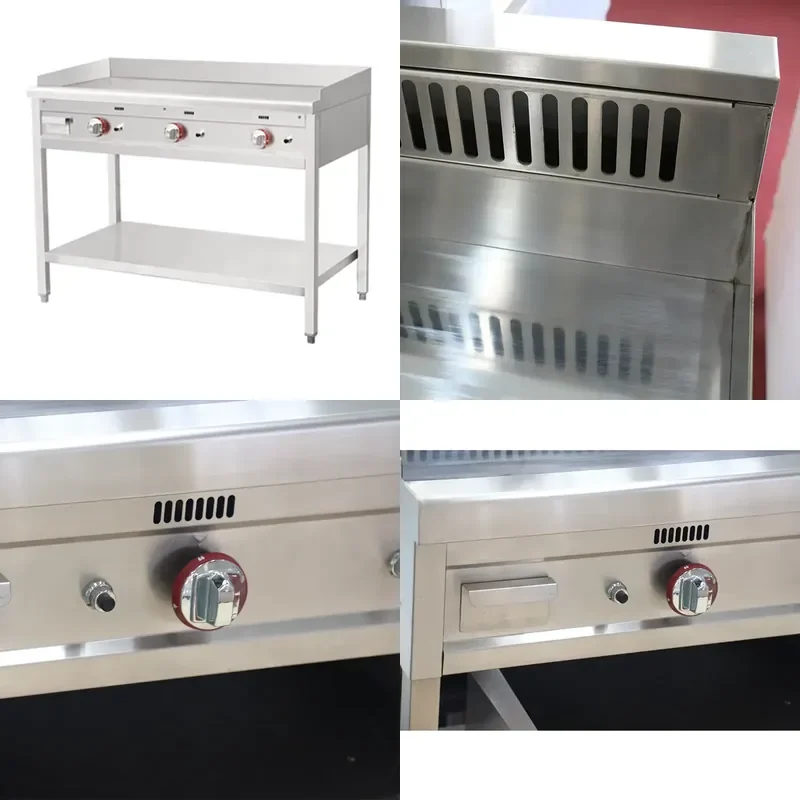 Commercial Kitchenware Manufacturer Commercial Griddle Standing Flat Plate Grill Griddle Teppanyaki