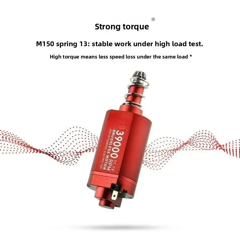 Professional Brushless Motor for Film Airsoft Game High Power 80A Pressure Low Power Consumption CNC Cooler Stable
