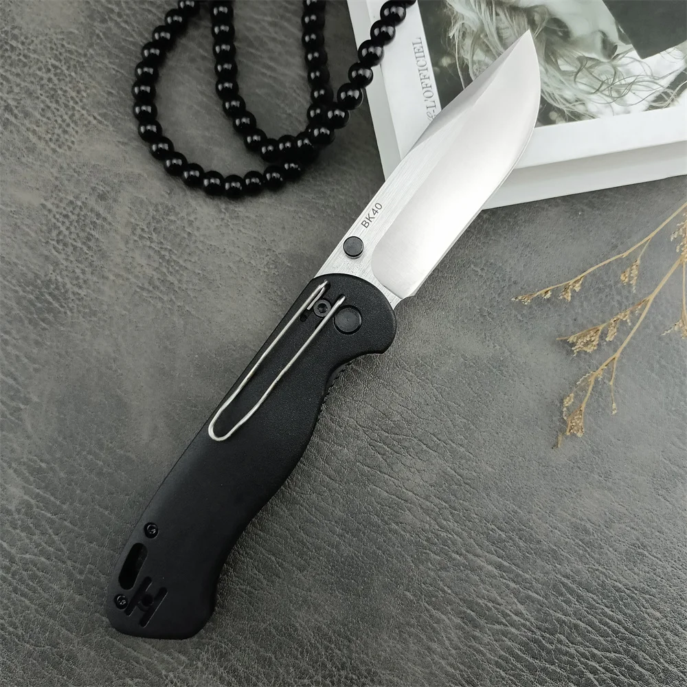 Newest BK 4 Bailout Outdoor Tactical Folding Knife High Quality 440C Steel Nylon Fiber Handle EDC Pocket Knives Survival Tool