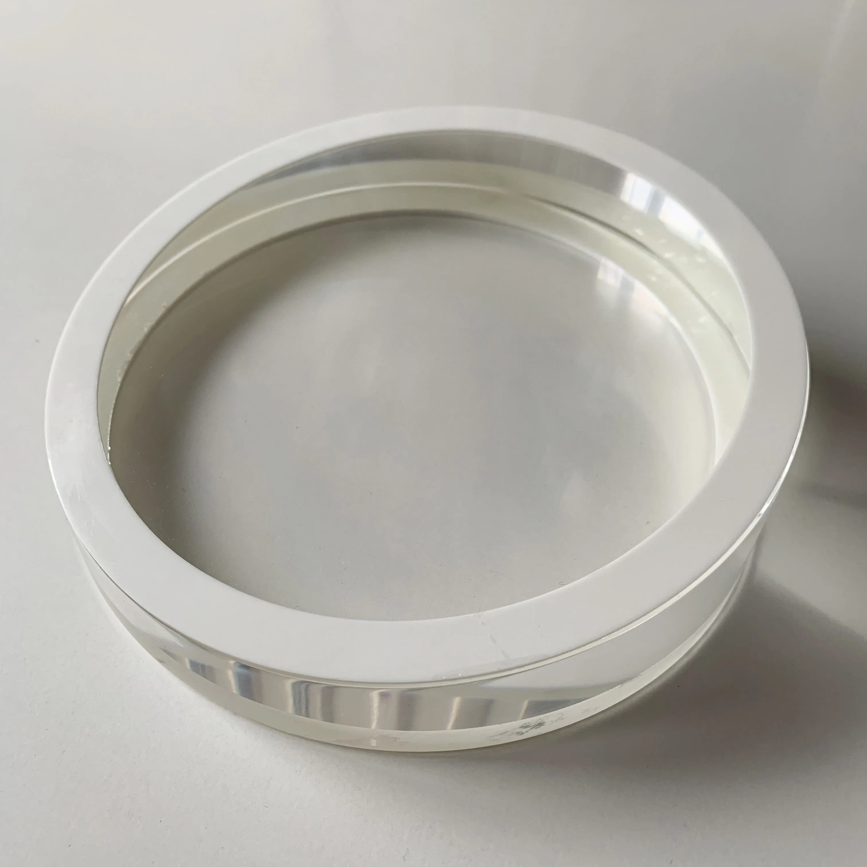 Acrylic Tablet Display Stand iPad Round Clear Base Holder For Tablet Exclusive Store Show