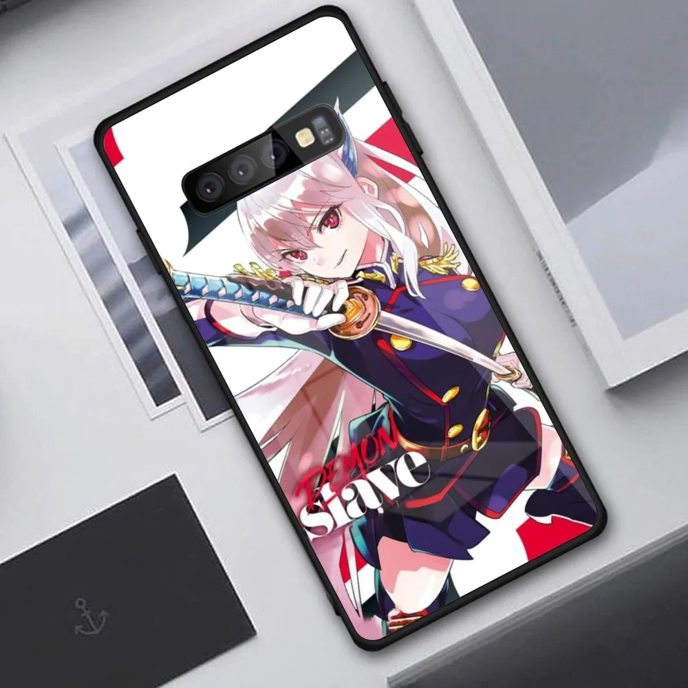 Chained Soldier Kyouka Uzen Phone Case for Samung S23 S22 S21 Pro Ultra A13 A33 A53 NOTE 20 PC Glass Phone Cover Funda