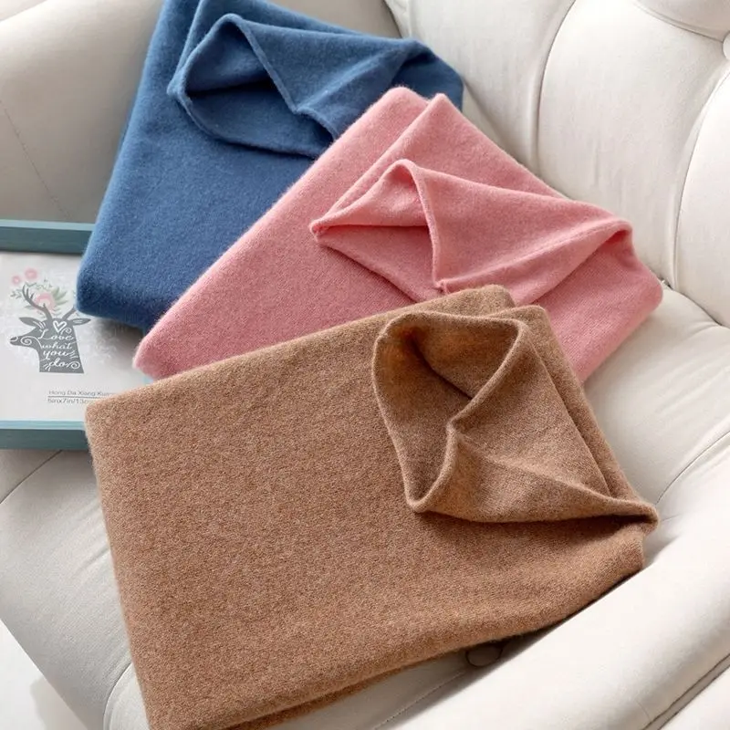 100%Merino Wool Pullover Women's AutumnWinter Basic Style Wool Jumper Long Sleeved Loose Sweater High Neck Elegant Wool Knit Top