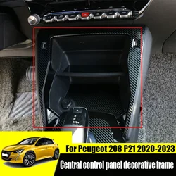 For Peugeot 208 GT P21 2023 2022 2021 2020 Center console decorative frame U-shaped interior of center console panel