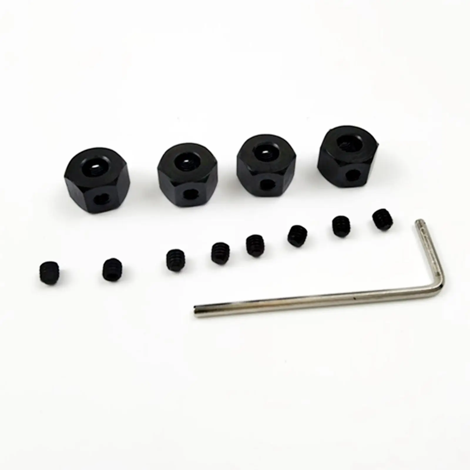 12mm Metal Hex Adapter Drive Upgrade RC Truggy Buggy Truck Parts for WPL D12 1/16 Car Handling Enhancement