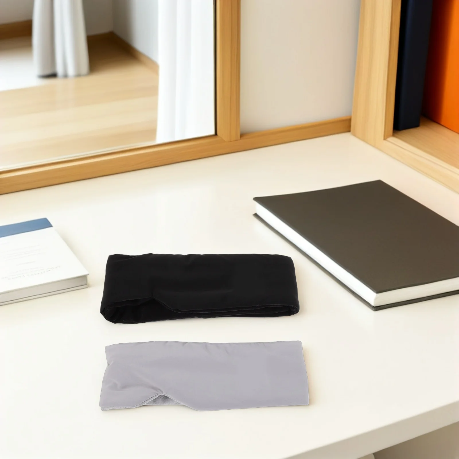 

2pcs Blackout Eye Double-Sided Sleep Mask For Women Men Light Blocking Nap Travel Eye Cover - Portable Sleeping Mask For Night