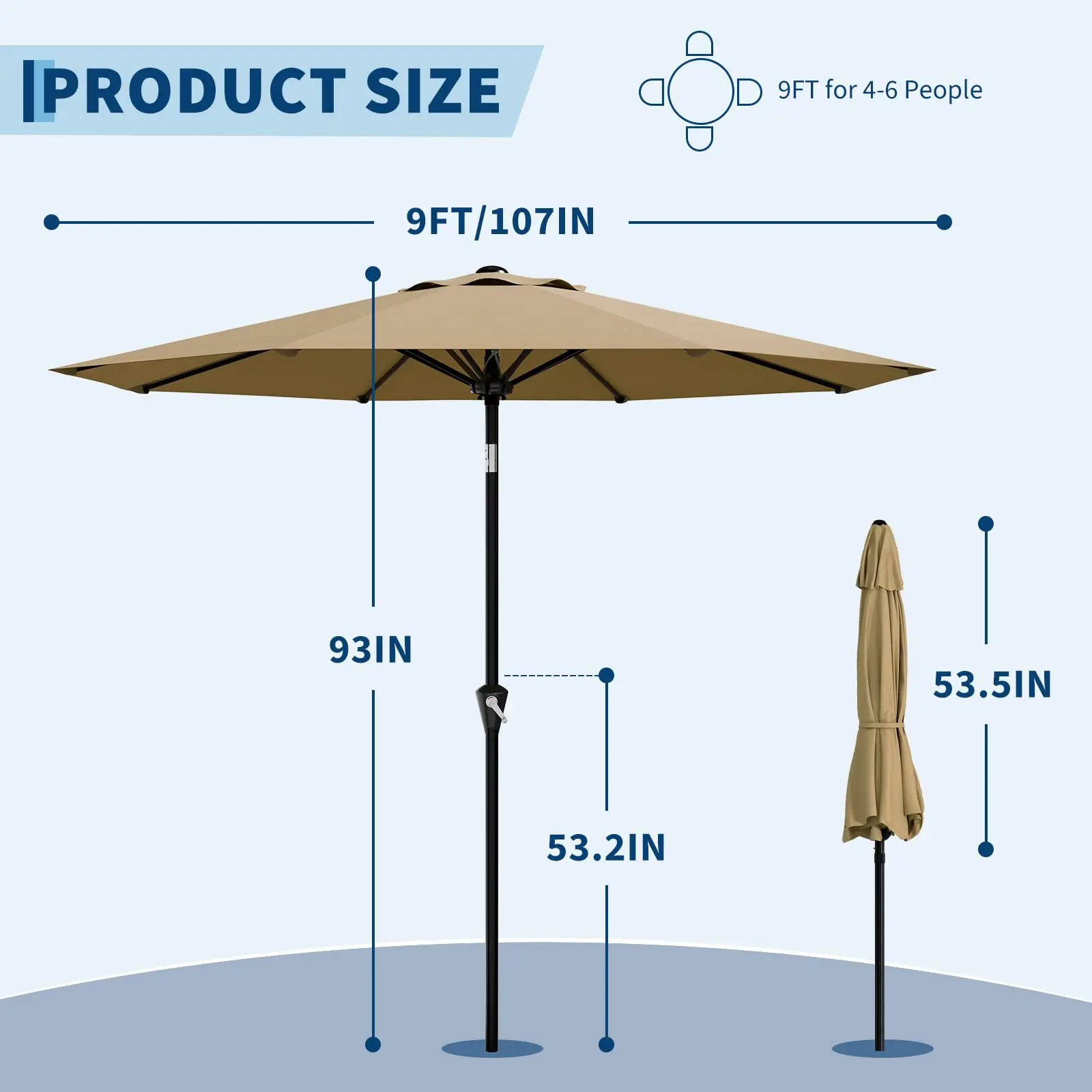 Thumbnail 3 - #9 Latest Outdoor Umbrella Bases Offers