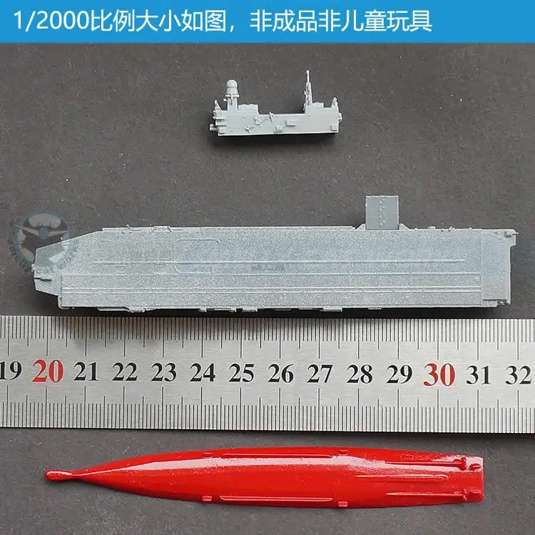 Cavour Light Aircraft Carrier 1/2000/1250 Resin 3D Printed Warship Model CVL Model Ship Model Hobby