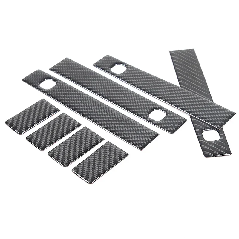 

Soft Carbon Fiber Car Handle Panel Cover Trim Sticker Car Accessories For Land Rover Defender 110 130 2020-2024