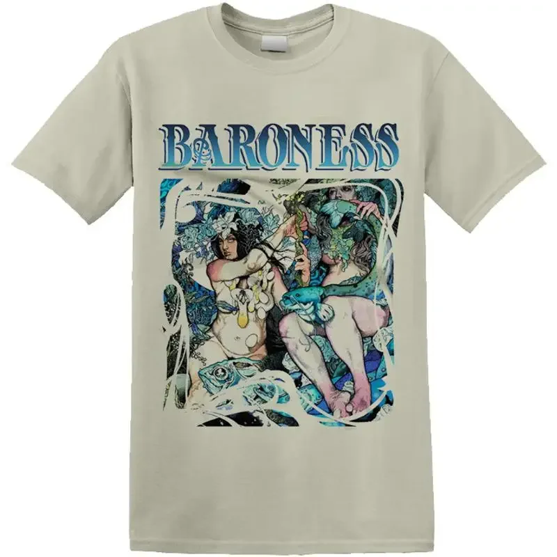 BARONESS - 'Blue Record' T-Shirt (Cream)