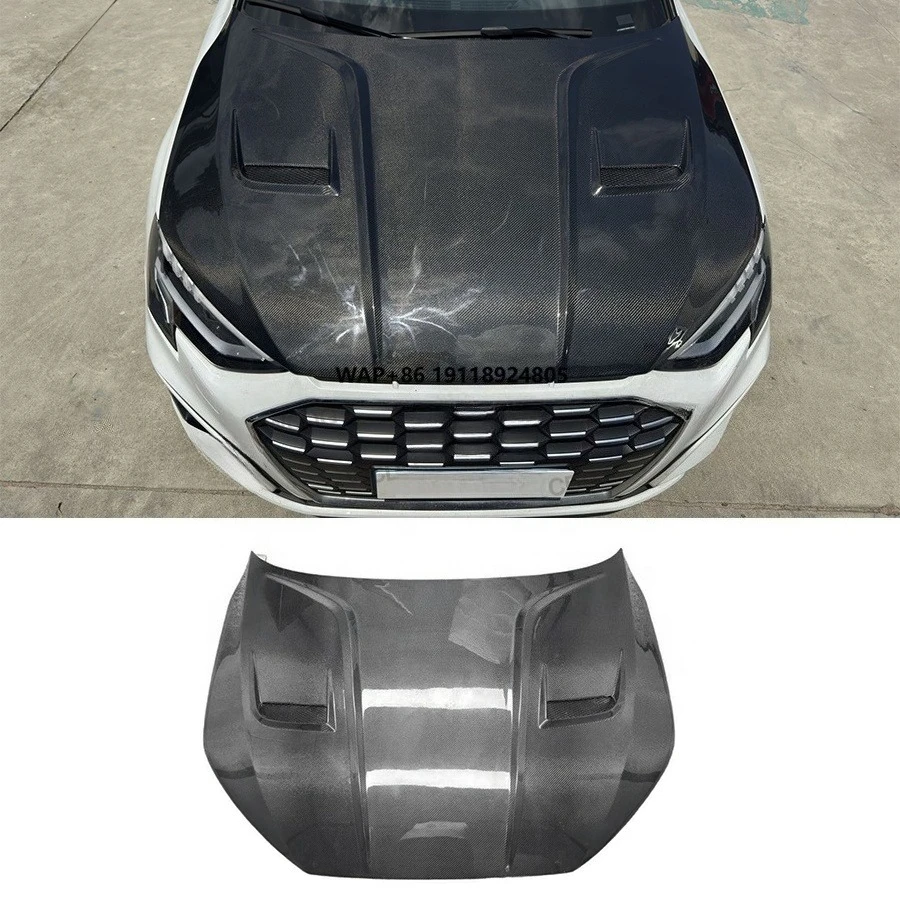 

2018-2025 A3 S3 High Quality Carbon Fiber Front Hood Bonnet New Condition Auto Bodykit with Included Screws