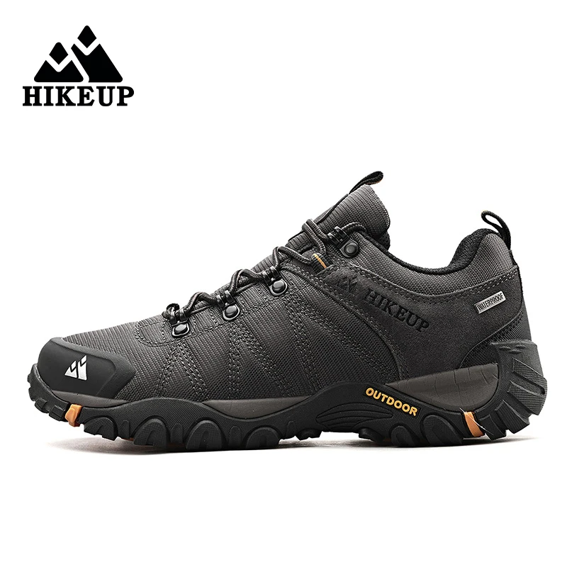 HIKEUP Antislip heren wandelschoenen Ademend Outdoor Slijtvast Spatwaterdicht Klimmen Heren Sneaker Toerisme Bergschoenen