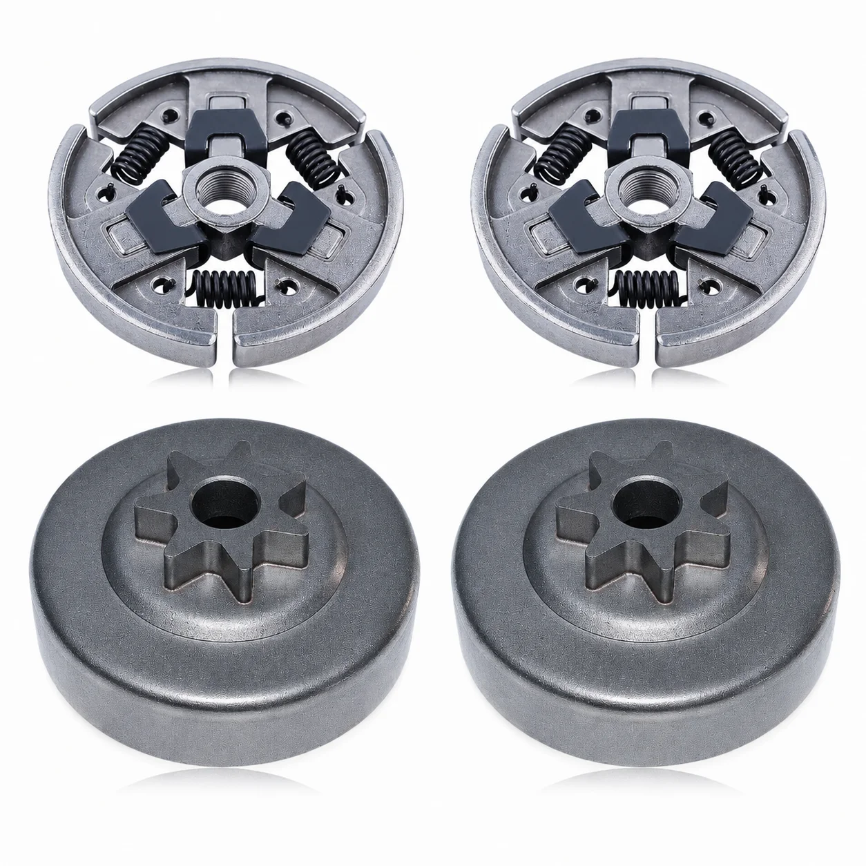 Piñón de tambor de embrague de 3/8" 7T (2 piezas) para motosierras Stihl 029 MS290 MS310 039 MS390, reemplaza 1125 640 2004, piezas y herramientas compatibles para motosierras.