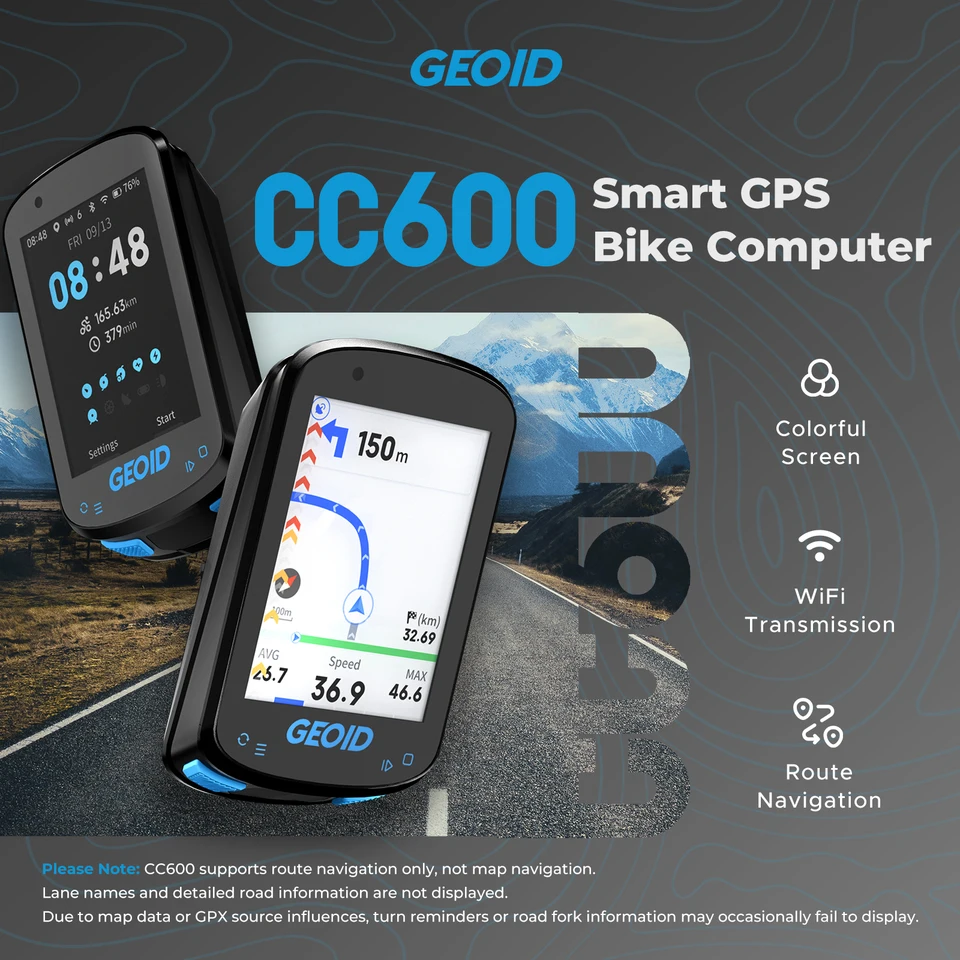 GEOID CC600/CC700 バイクコンピュータ 2.4インチカラースクリーン