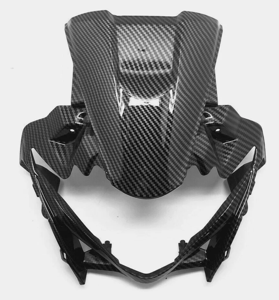 FOR SUZUKI GSXR250 GSX250R 17-20 Carbon Fiber Upper Front Nose Headlight Fairing