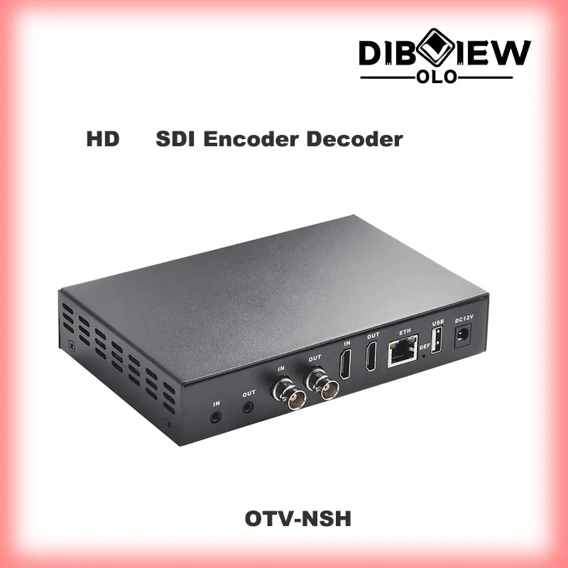 OTV-NSH H265 H264 Video HDMI-compatible  SDI TO IP NDI  HLS HTTP UDP SRT Streaming IPTV Encoder Decoder